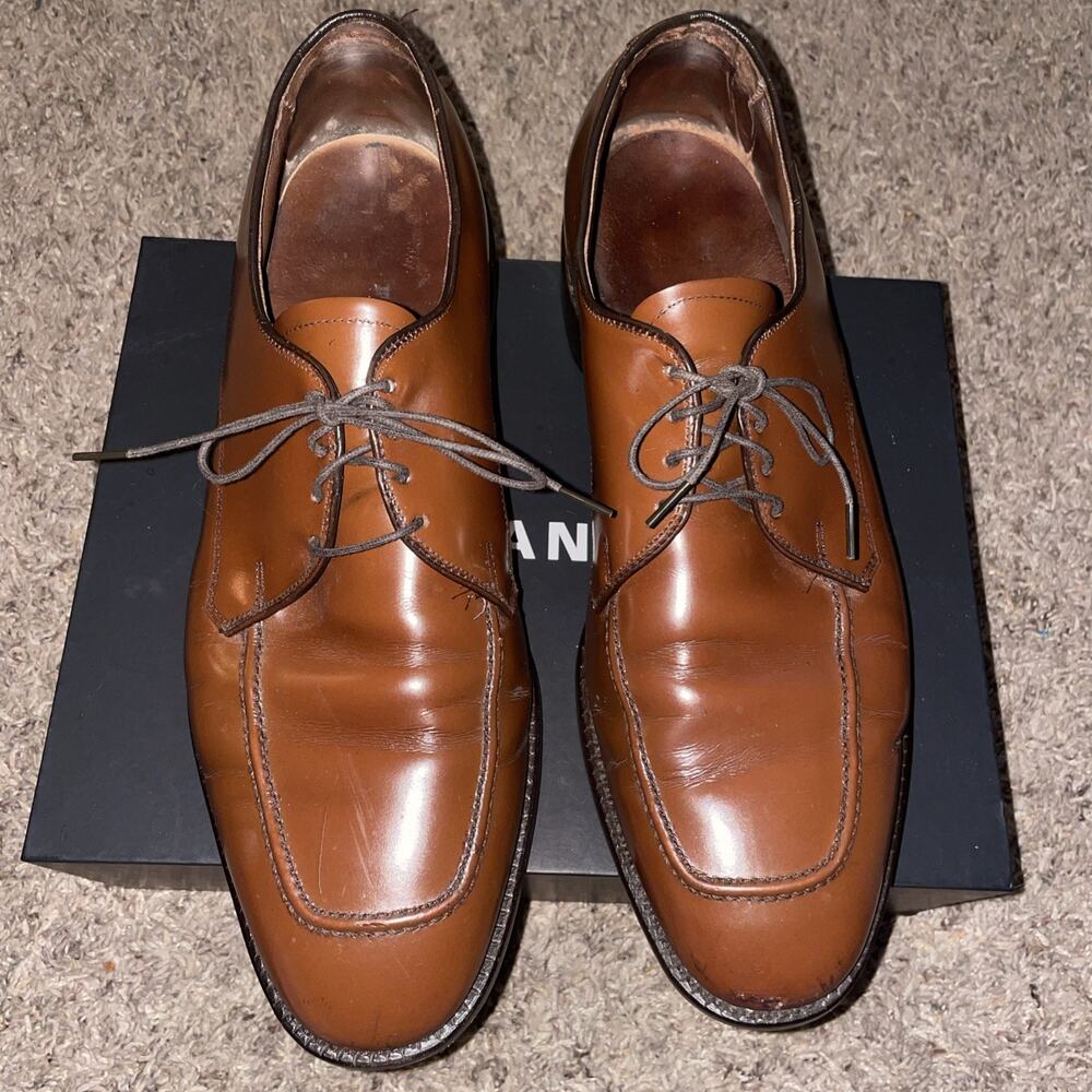 Vintage ALLEN EDMONDS " COMB " Classic Men's Dress Shoes Size: 10C Brown Leather